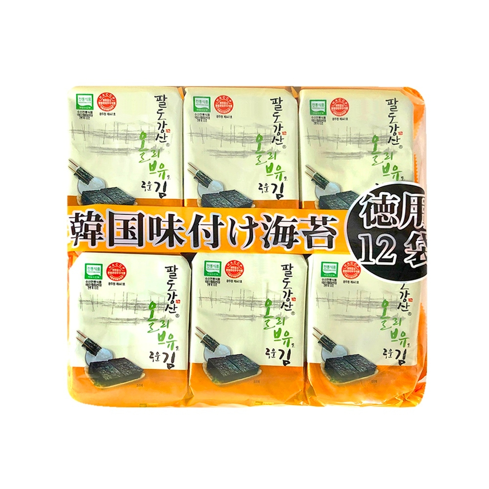 orionjako韓國麻油風味海苔42g*12入