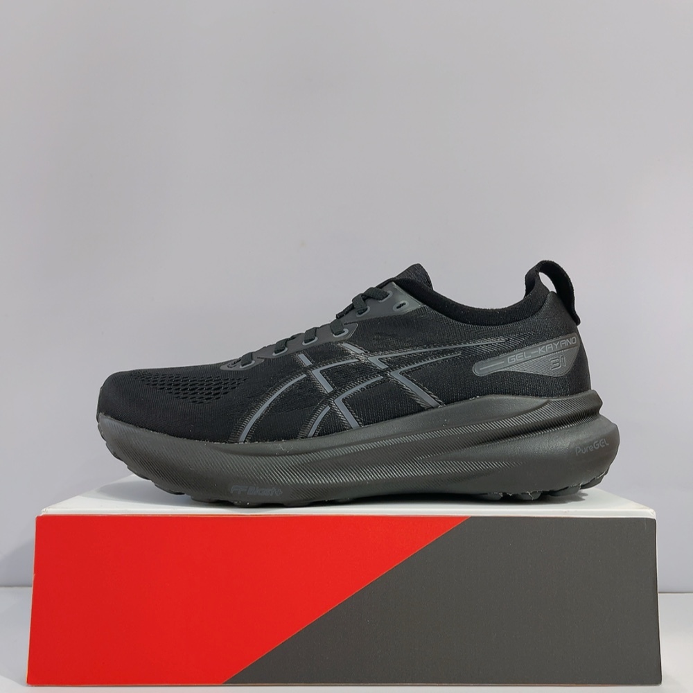 ASICS GEL-KAYANO 31 (4E) 男生 黑色 寬楦 支撐型 運動 慢跑鞋 1011B868-001