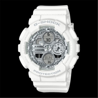 CASIO 卡西歐 G-SHOCK 夏日海濱 耀眼銀色 時尚腕錶 - 白 (GMA-S140VA-7A)) [秀時堂]