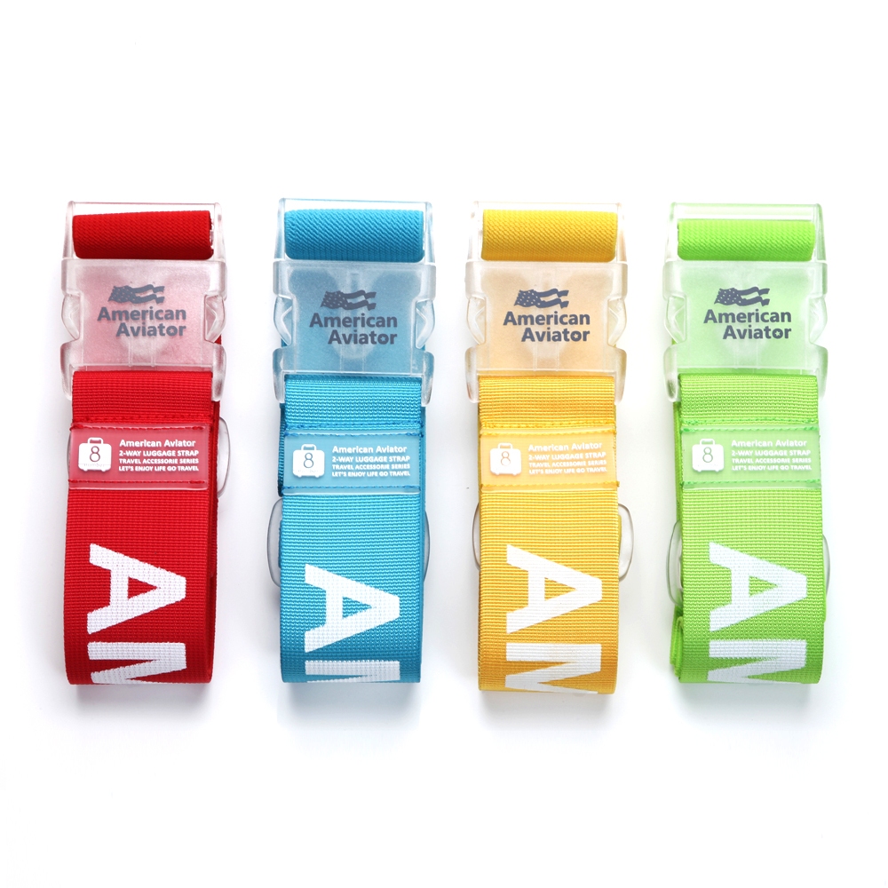 【American Aviator】20-32吋高彈性兩用行李箱束帶(4色任選)