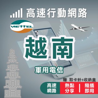 【軍用電信快又穩】越南 4G高速網絡卡 富國島網絡卡 越南網絡卡 越南上網絡卡 胡志明 河內下龍灣 峴港 芽莊 網絡卡 網路卡