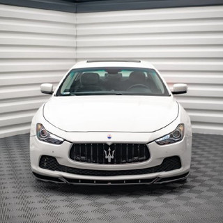 瑪莎拉蒂 Maserati Ghibli M157 前下 後下 側裙 鴨尾 Maxton Design 【YG】