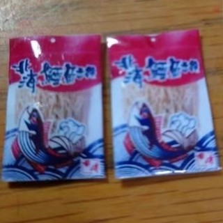 微縮迷你袖珍北海鱈魚香絲一包