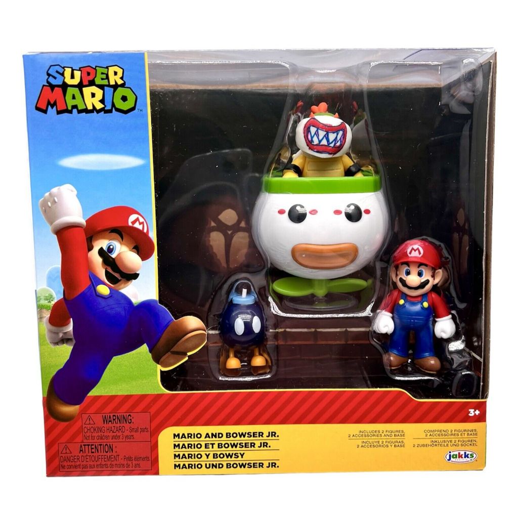 任天堂2.5吋瑪利歐對決庫巴Jr. Nintendo 超級瑪利歐 瑪莉歐 馬力歐 MARIO