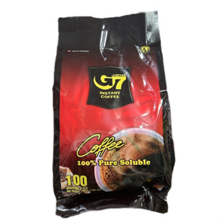 越南G7純咖啡 100入越南黑咖啡 無糖無奶精 越南即溶咖啡 越南熱銷咖啡