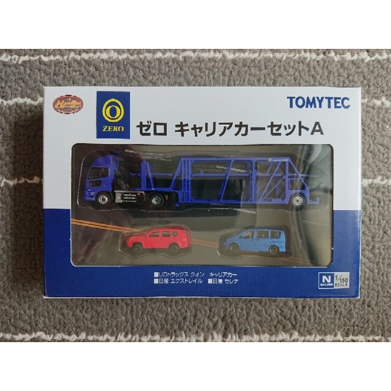 TOMYTEC 拖車收藏 ZERO 車輛搬運拖車套組 A (1/150)N規貨車聯結車模型 327615 亞歐市集