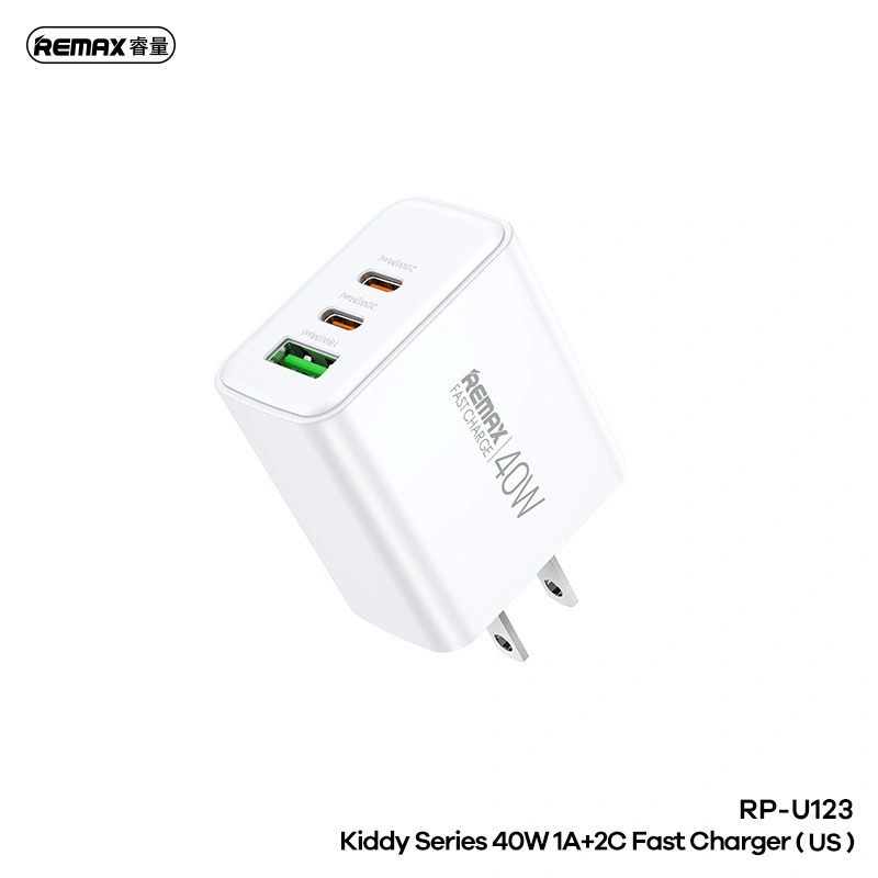 出清價‼️REMAX RP-U123 USB+TYPE-C 快充充電頭