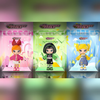 《Yao 挖寶趣》POP MART MOLLY 飛天小女警 花花 泡泡 毛毛 BJD 可動人偶 設計師公仔 專用展示盒
