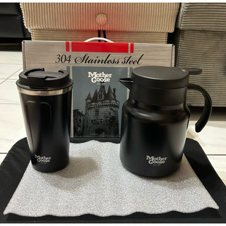 Mother Goose真空保溫咖啡杯+壺組