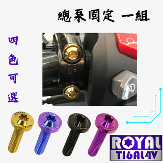 【瘋螺絲】MMBCU曼巴 專區★ 原廠總泵螺絲組 ★64正鈦/ 鈦合金螺絲 / 出貨附發票 ★ 五色可選