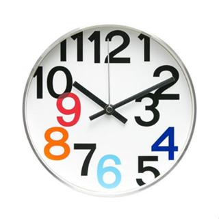 【Lovel】20cm普普風鋁框時鐘-率性彩(C723-WH)《WUZ屋子-臺北》時鐘 普普風 20cm