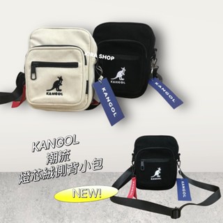 KANGOL 袋鼠 側背小包 燈芯絨側背小包 側揹包 小包 尼龍側揹包 斜揹包 男生包包 女生包包 (現貨)