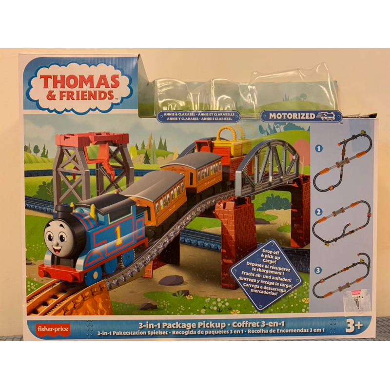 二手-費雪fisher price-湯瑪士小火車電動三合一組合-軌道玩具-交通鐵路