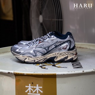 美津濃 MIZUNO Adventure 銀灰藍 奶油底 Y2K 男女同款 復古慢跑休閒 D1GH230106