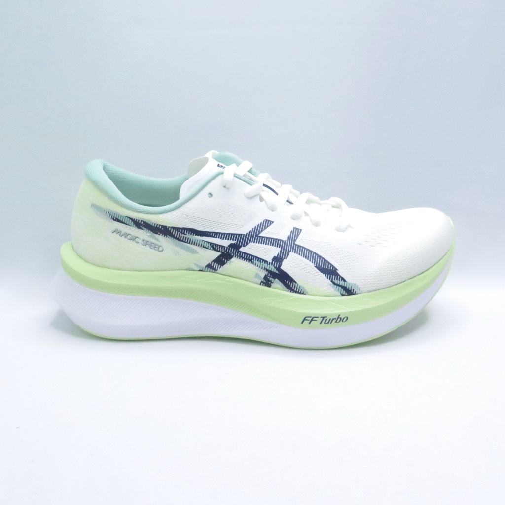 ASICS MAGIC SPEED 4 慢跑鞋 1011B875100 男款 白x淡綠【iSport愛運動】