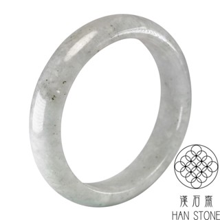【漢石齋】天然翡翠A貨 手鐲玉鐲(手圍19/版寬15mm)