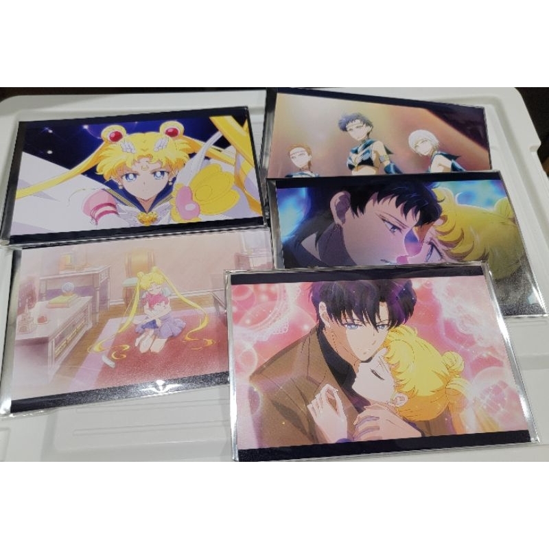 美少女戰士 劇場版 特典明信片 水手月亮 星野 小兔 阿衛 星光三人組 小小