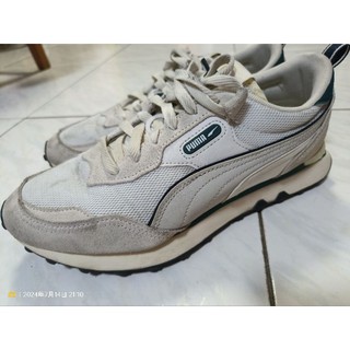 Puma 休閒鞋 Rider FV IVY League 男鞋 杏灰色 綠 復古 Us9.5