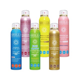 日本 SHILLS 舒兒絲 冰鎮 防曬 噴霧 180ml 超耐曬 超清爽 SPF50+ 亮白保濕 防曬乳 肌膚 涼感噴霧