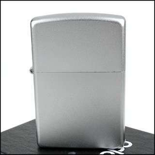 ☆福星屋☆全新【ZIPPO】美系~Satin Chrome緞面鍍鉻~銀色霧面打火機NO.205