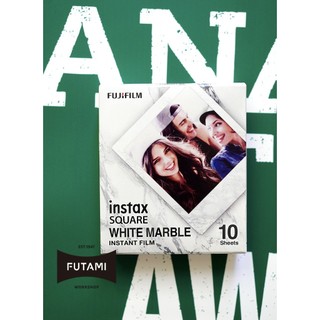 【FUTAMI】富士instax SQUARE底片 SQ底片 白石紋 拍立得底片（White Marble）｜旅行・生活