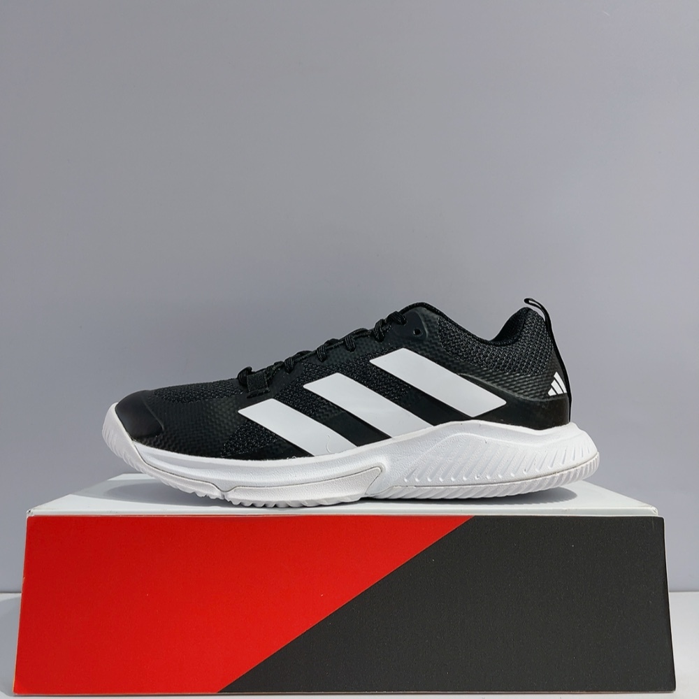 ADIDAS COURT TEAM BOUNCE 2.0 排羽球鞋 情侶款 男女 黑白 HR0609