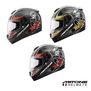 【ASTONE】GT1000F AC9 蠍子(透明碳纖/金/紅/消光碳纖紅) 全罩式安全帽 碳纖維
