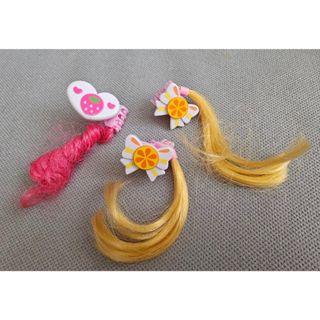 mell 小美樂娃娃 假髮 造型 家家酒 玩具 三個