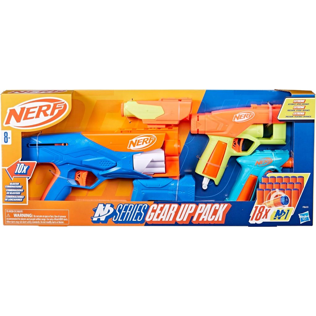 【國王玩具】孩之寶 NERF N系列 GEAR UP PACK 多用途射擊組 N1彈 軟彈槍 泡棉子彈 HF8634