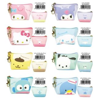 【現貨-日本Sanrio】三麗鷗系列 隨身零錢包 小收納包 小錢包 酷洛米 美樂蒂 大耳狗 日本正版
