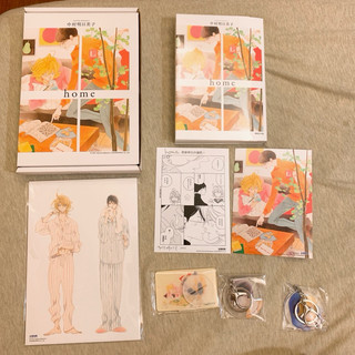 尖端｜特裝版 home 附收藏卡+漫畫卡+複製畫+壓克力吊飾+壓克力立牌 Blanc 首刷限定 中村明日美子BL漫畫
