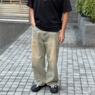 日牌 BEAMS 牛仔褲 做舊 刷色 直筒 長褲 INDIGO 復古 牛仔長褲 男女 休閒 【彼得潘】