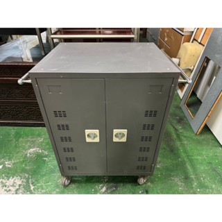 東鼎二手傢俱【請勿直接下標】灰色鋼製三尺活動式工具櫃*活動櫃*雙門櫃*工具櫃*營業櫃*收納櫃*置物櫃*儲物櫃