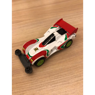 日本 tomica 多美卡 小汽車 早期 戰損 爆走兄弟 四驅車 小烈 小豪 小車 模型 玩具 金屬 小汽車 紅色 白色