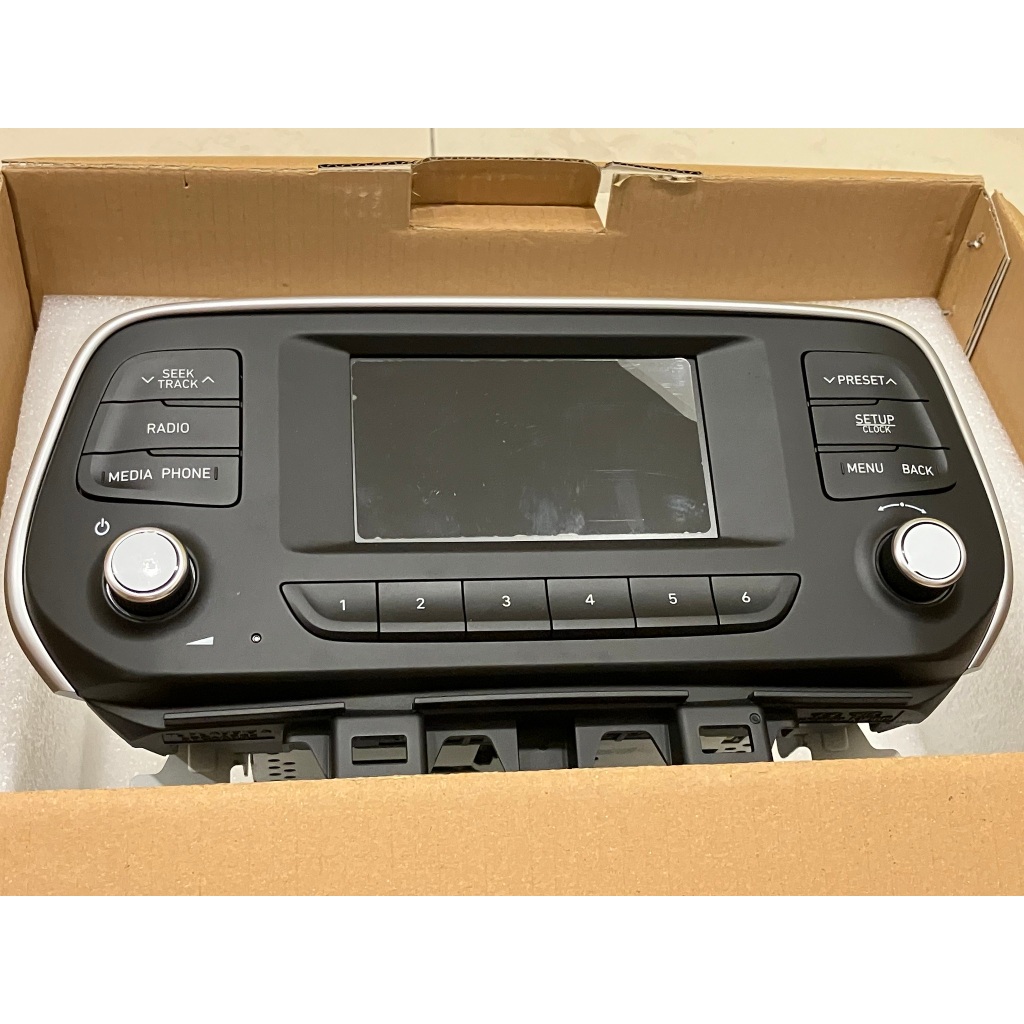 全新 原廠現代汽車車用音響(有CARPLAY-藍芽-IPS螢幕)