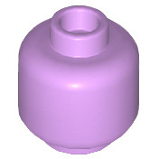 姜叔叔零件 LEGO 樂高 配件 人頭  Medium Lavender 3626