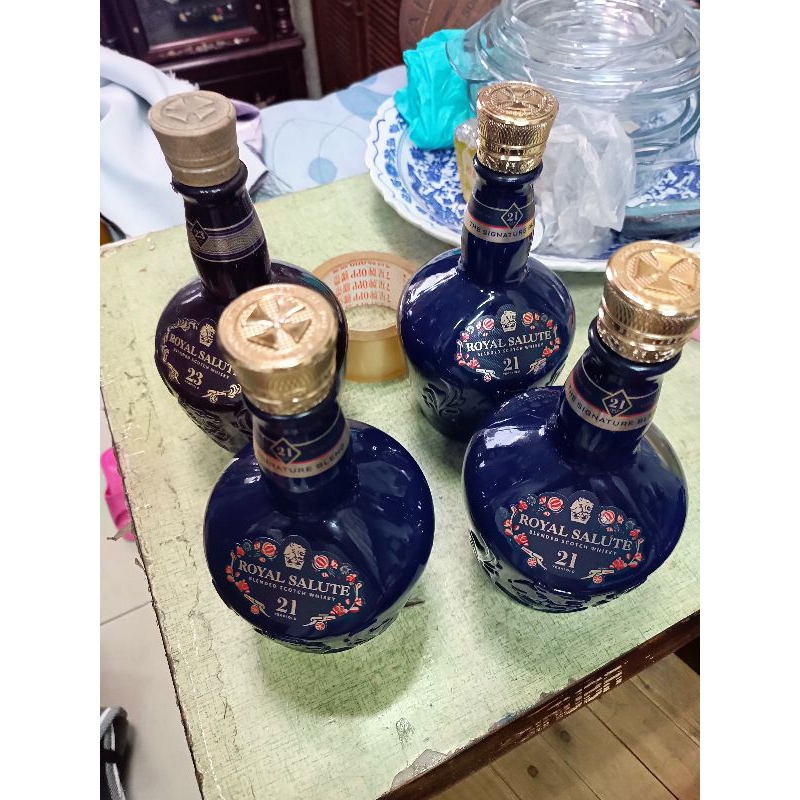 皇家禮炮空酒瓶 空瓶子  空酒瓶