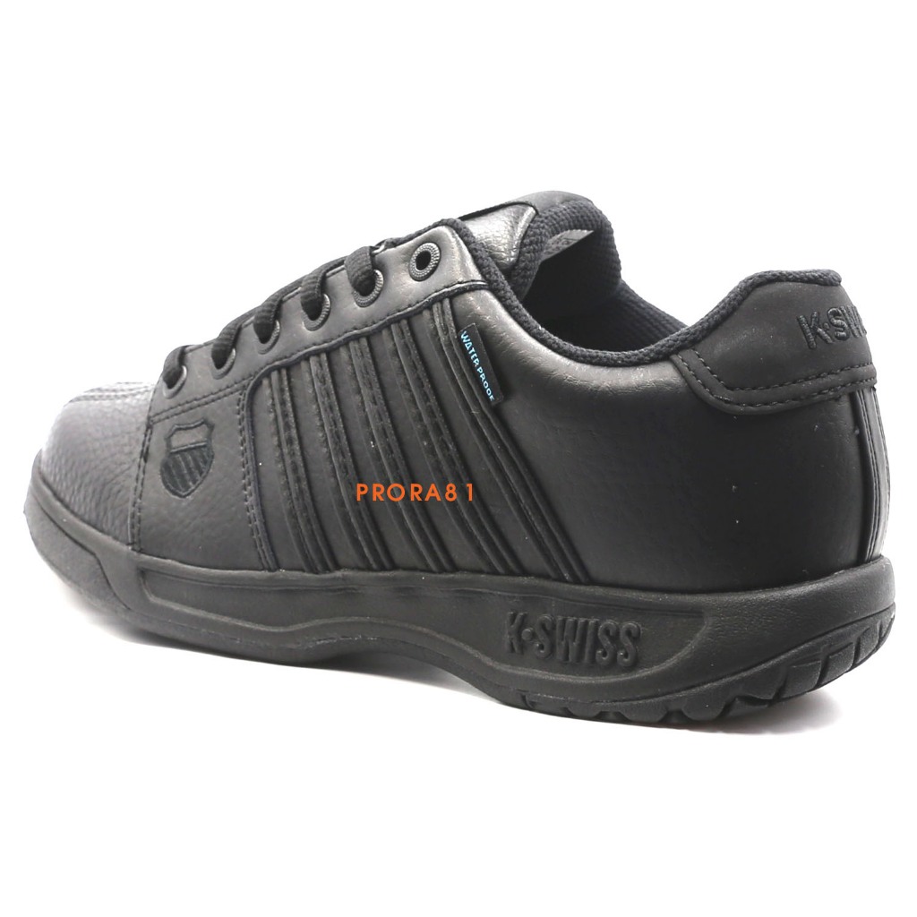 K-SWISS 全黑 Eadall 防水材質運動鞋【有12號】243K 免運費加贈襪子【06781-001】
