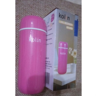 全新 Kolin 歌林 200ml 304 不鏽鋼 真空 保溫瓶 保溫杯 KPJ-JB201 隨身瓶 水瓶 粉紅色 杯身