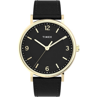 【TIMEX】天美時 風格系列 41毫米極簡手錶 ( 黑 TXTW2U67600-1)