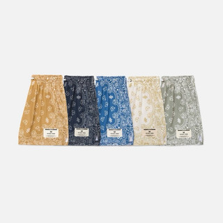 〖LIT-select〗Ryoko Rain Earth Tone Paisley Mesh Short 短褲 球褲