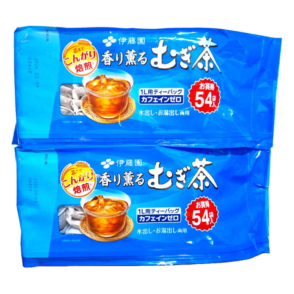 【Costco好市多】伊藤園麥茶包 大包裝 2包/1組 (7.5公克 x 54包) (蝦皮代開電子發票)