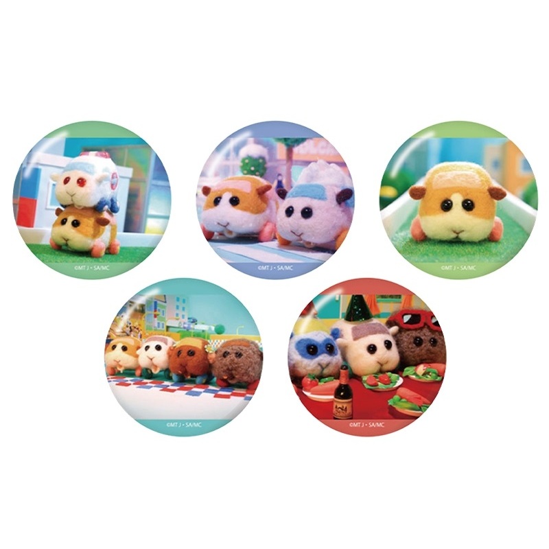 【狸花舖】 全新 PUIPUI 天竺鼠車車 徽章 日版 正版 馬鈴薯 西羅摩 巧克力 泰迪 救護車車