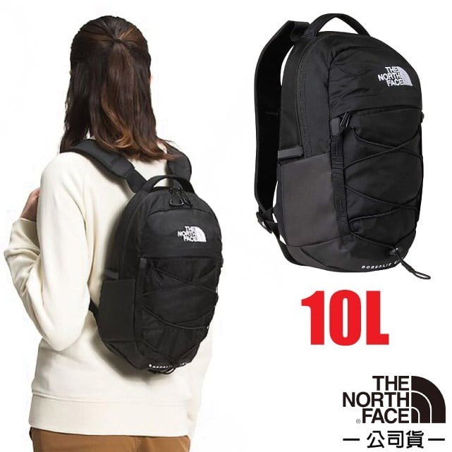 【The North Face】休閒後背包10L BOREALIS MINI/平板電腦背包 雙肩背包_摩登黑_52SW