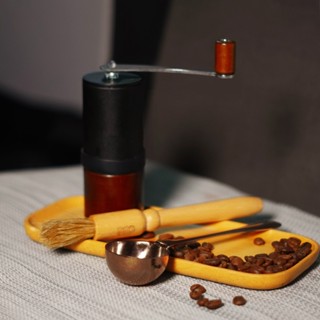 Driver 輕巧質感咖啡磨豆組 手搖磨豆機 磨豆機 咖啡豆匙 咖啡清潔刷 手沖咖啡組