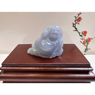 天然緬甸玉石翡翠財神爺彌勒佛