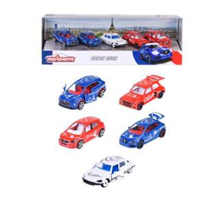 美捷輪小汽車佐法式塗鴉五入組 東海模型