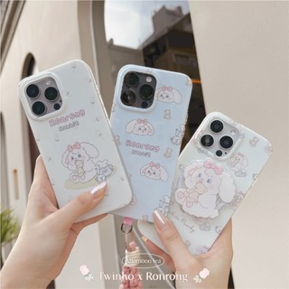 Twinko💗[CA1813]❥趙露思最愛兔茸茸聯名2.0-下午茶兔兔*高品質IMD內印刷手機殼/IMD磁吸殼