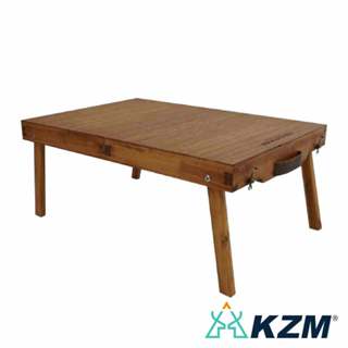 【KAZMI】手作原木迷你折疊桌 K22T3U01 戶外 露營 休閒 居家 原木 摺疊桌 桌子