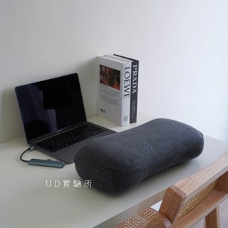 [涼感透氣] 小枕頭 午睡枕 靠枕 黑藍灰 UDlab 靠墊 記憶棉 趴睡枕 護頸託腰 靠腰枕 涼感午睡枕